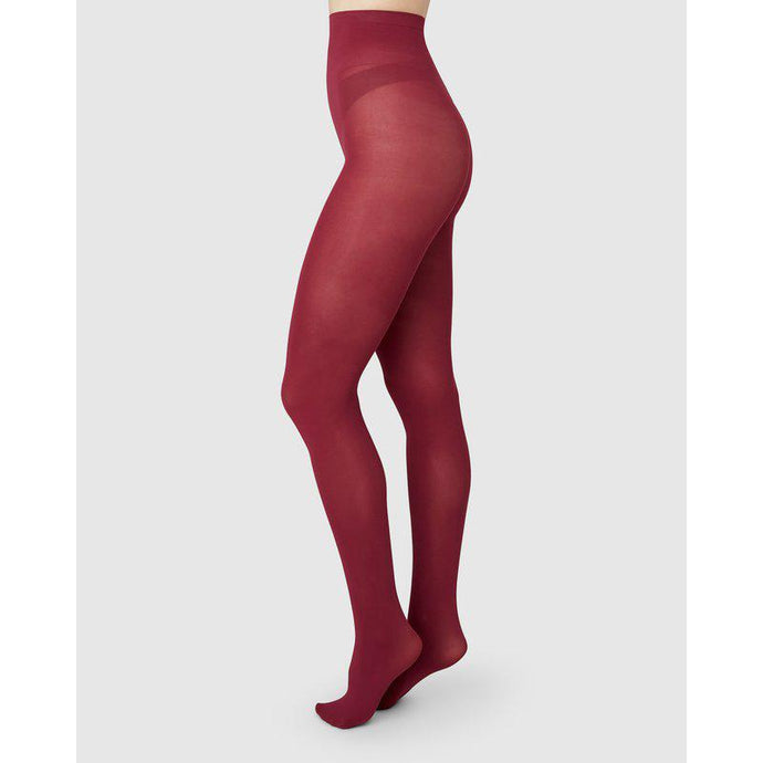 Swedish stockings Olivia red mahogany