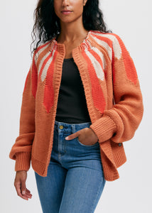 Emma& Malena Bohus cardigan peach