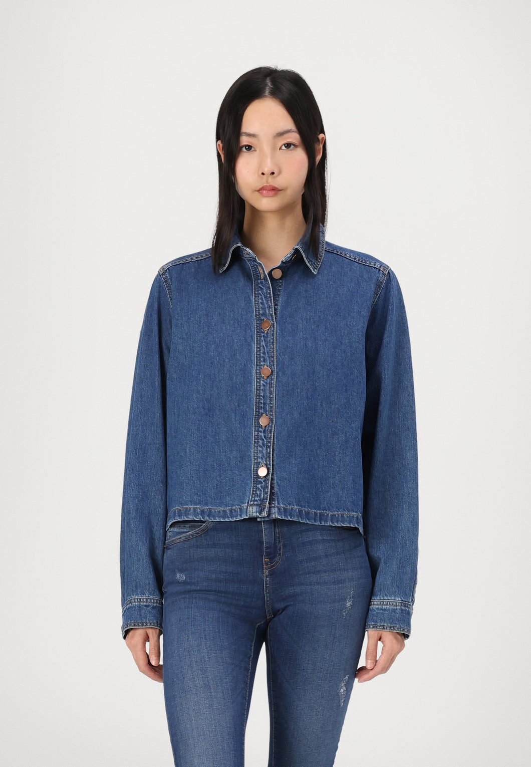 MSCH Copenhagen Adalyn Elena denim shirt