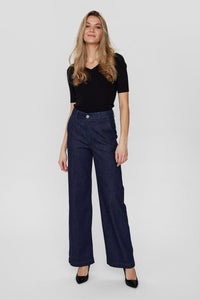 Nümph Nuamber pants dark blue denim