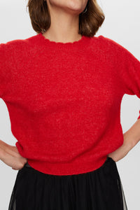 Nümph Nuriette selma pullover High Risk Red