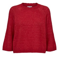 Nümph Nuriette selma pullover High Risk Red