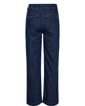 Load image into Gallery viewer, Nümph Nuamber pants dark blue denim with buttons LONG