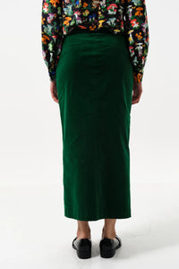 Louche Balthazar skirt green