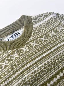 Komodo Tinsel jumper green