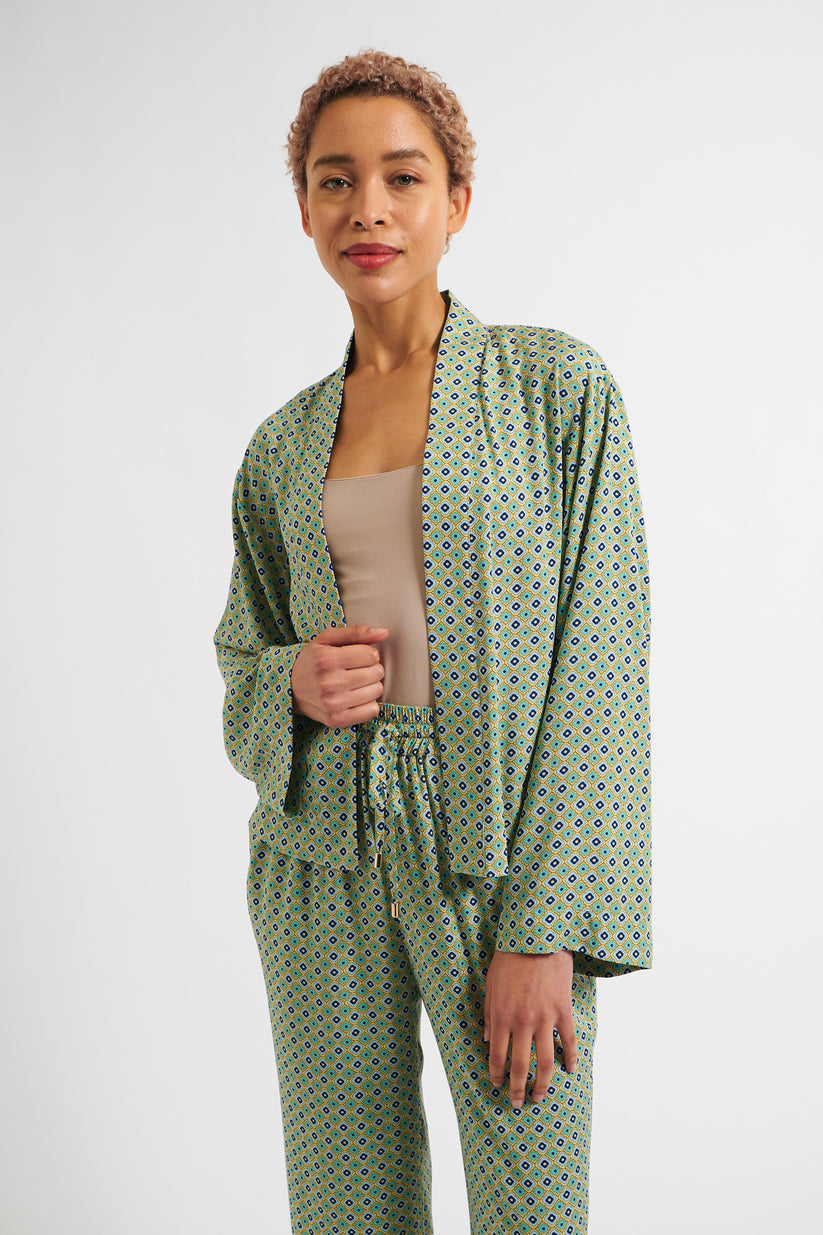 Louche kimono jacket