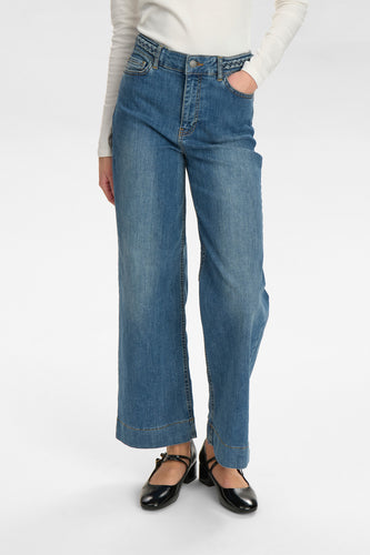 Nümph Nuparis jeans cropped light denim blue