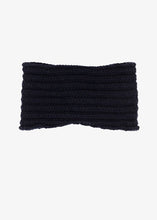 Load image into Gallery viewer, EmmaMalena Stickat Head band Mossgrön/Navy/Beige - kunigunda.se