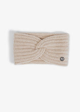 Load image into Gallery viewer, EmmaMalena Stickat Head band Mossgrön/Navy/Beige - kunigunda.se