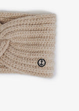 Load image into Gallery viewer, EmmaMalena Stickat Head band Mossgrön/Navy/Beige - kunigunda.se