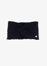 Load image into Gallery viewer, EmmaMalena Stickat Head band Mossgrön/Navy/Beige - kunigunda.se