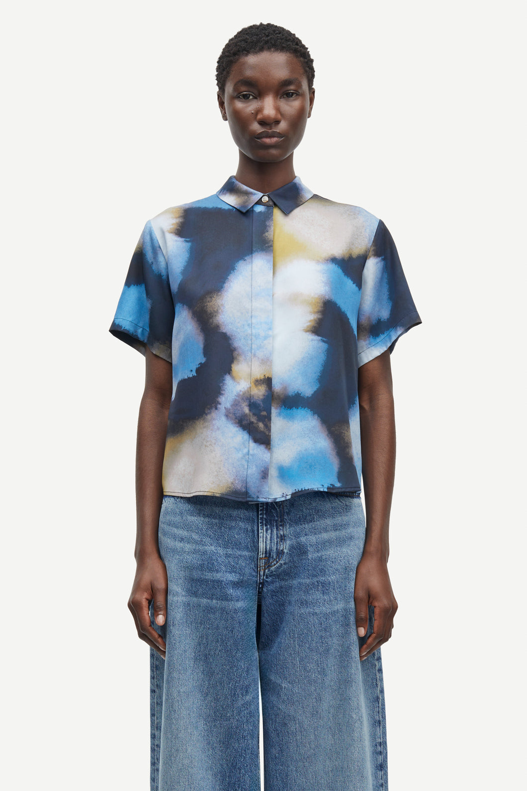 Samsoe Samsoe Mina shirt Aquatic